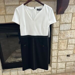Karl Lagerfeld Black and White Women's Dress